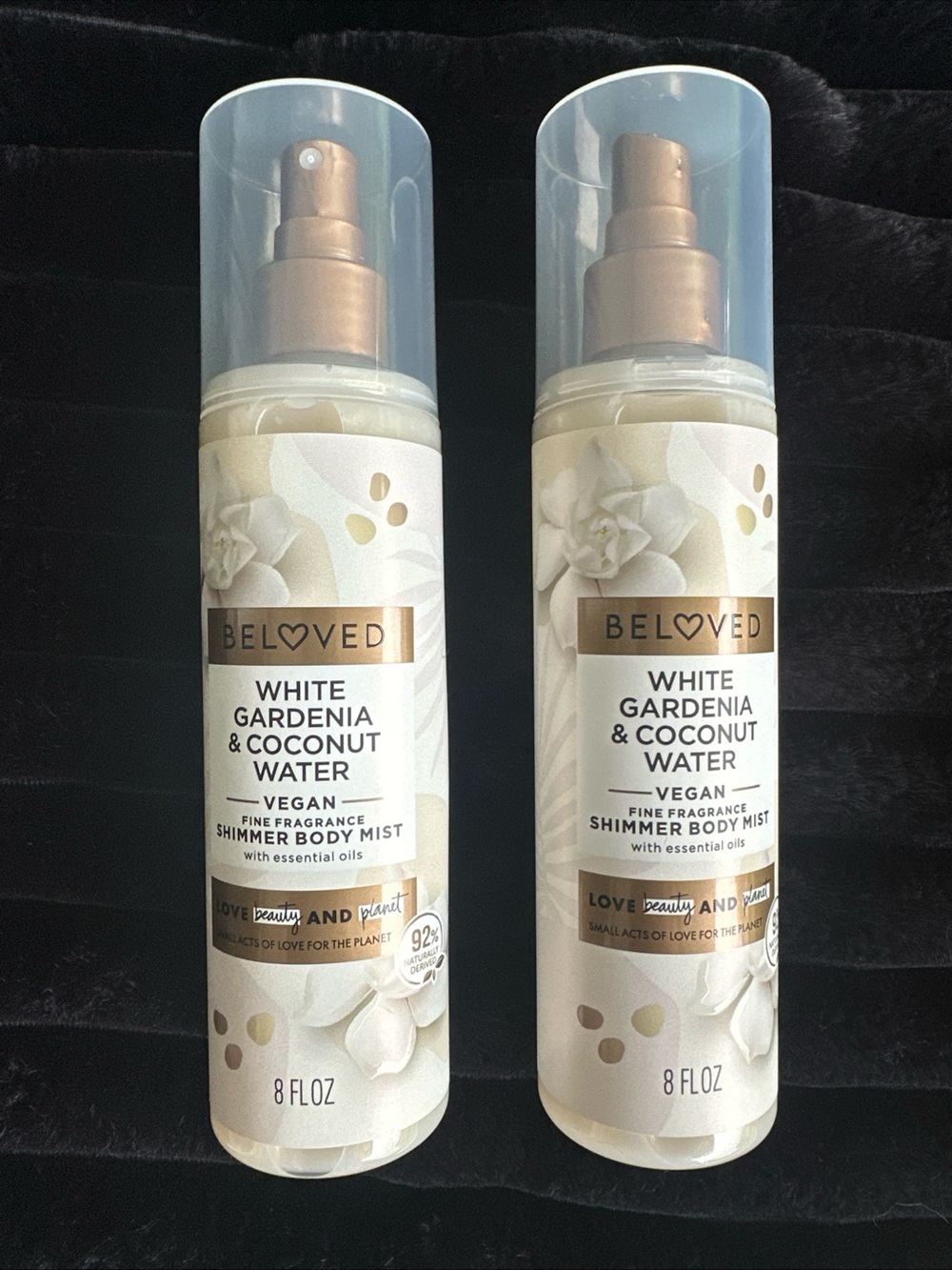 White Gardenia & Coconut Water Shimmer Vegan Body Mist Spray